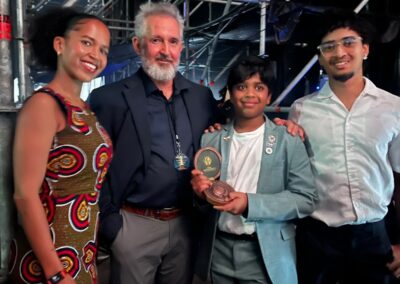 Aneeshwar, Jane Goodall's son and Jane Goodall's grandkids