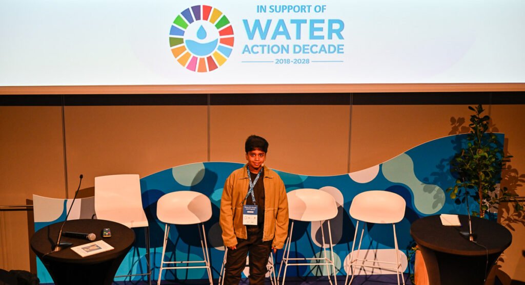 Aneeshwar Kunchala at World Water Week 2026 in Stockholm
