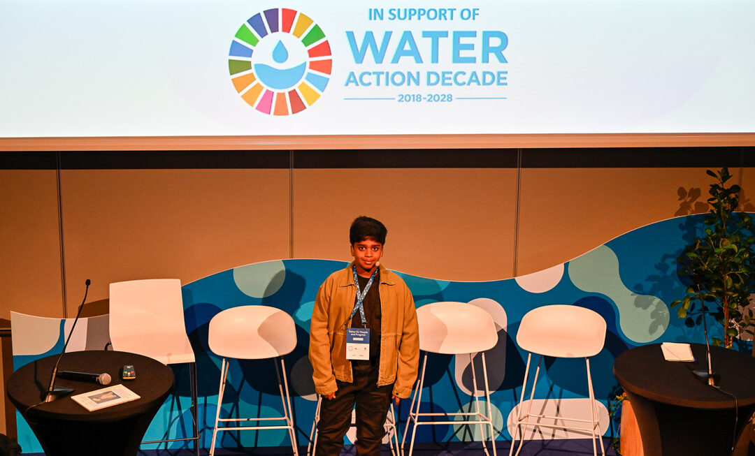 Aneeshwar Kunchala at World Water Week 2026 in Stockholm