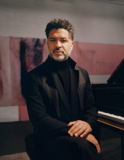 Headshot photo of Interwoven artist Jason Moran