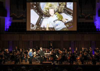 Karen Nyberg, Aneeshwar Kunchala and National Symphony Orchestra